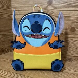 Disney Lilo & Stitch Loungefly Stitch As Candy Corn Mini Backpack Halloween NWT